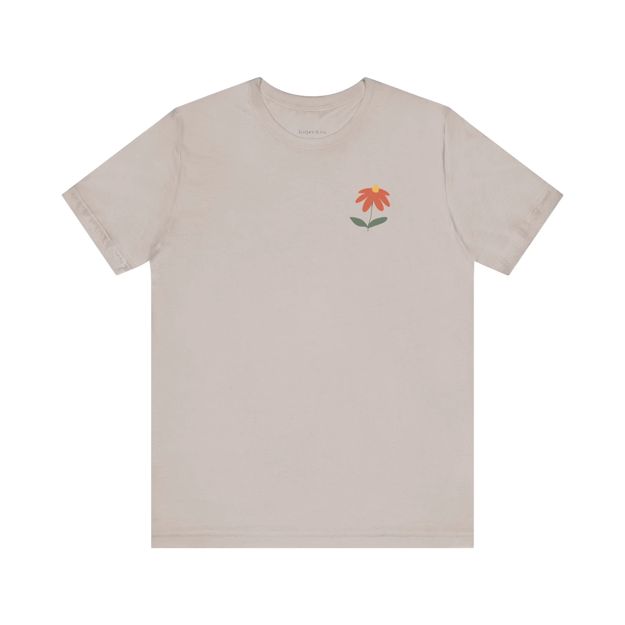 Gerbera Bella Canvas Unisex Jersey T-Shirt - Multiple Colors