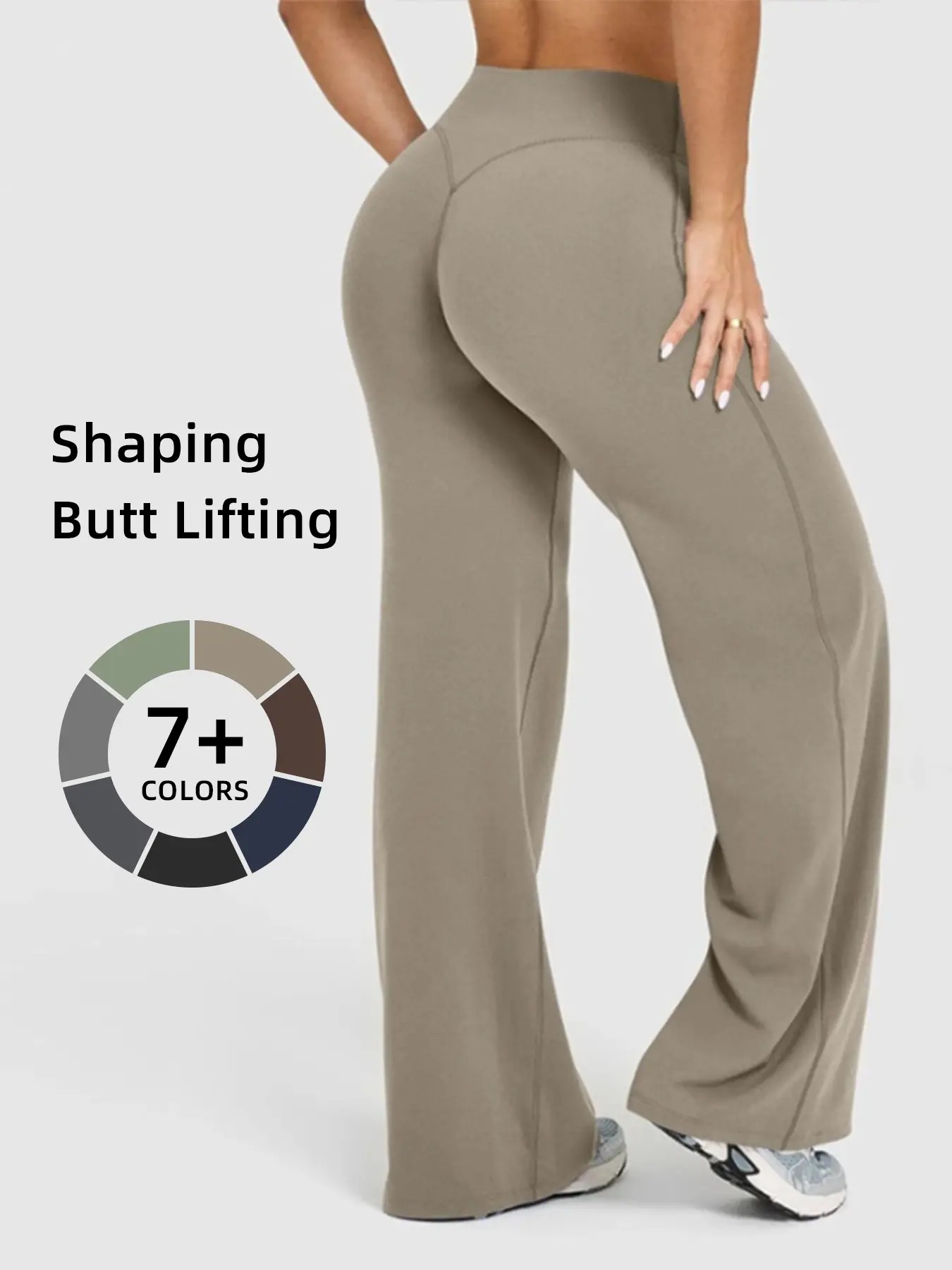 Women's Casual Wide Leg Sport Pants, Casual Sporty Trousers