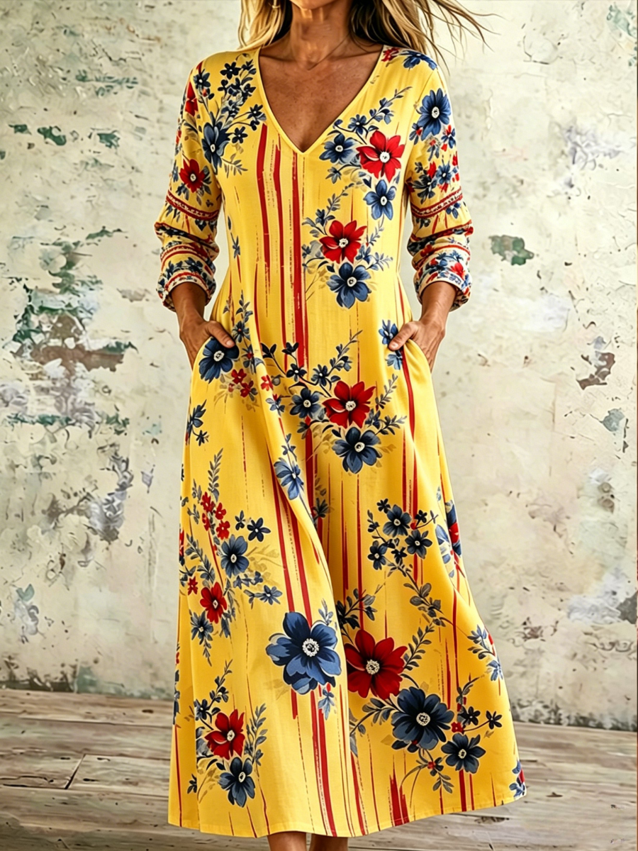 Women's 250th Anniversary Printed Casual Dress