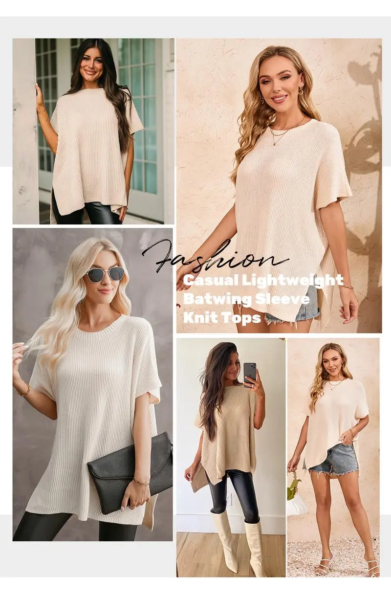 Women's Fall Clothing Oversized Knit Top