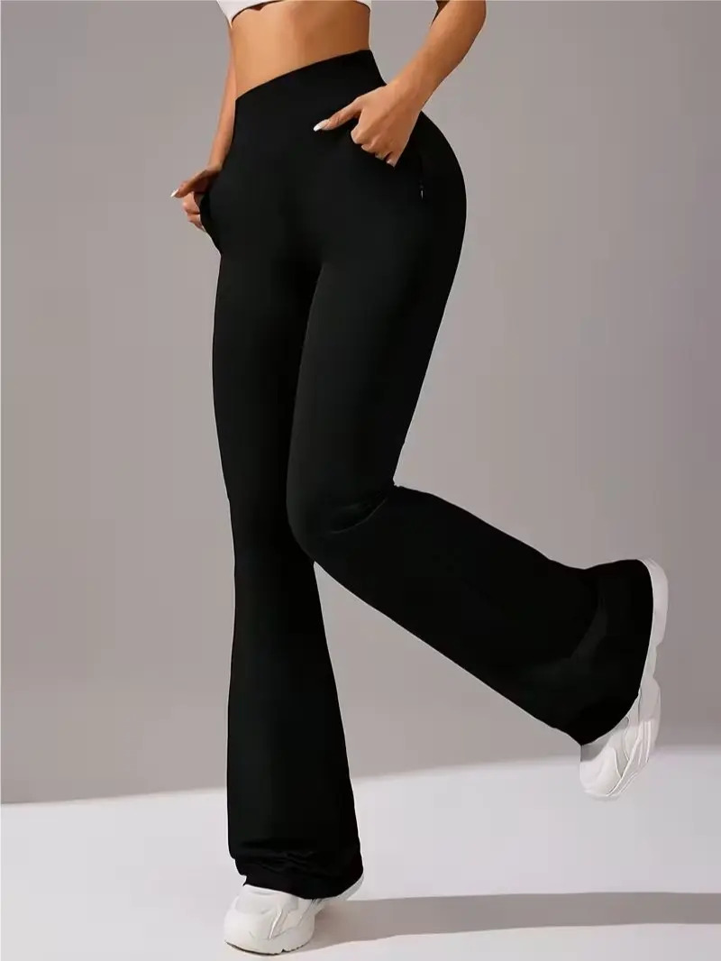 Women's High-Stretch Slight-Flared Athletic Pants