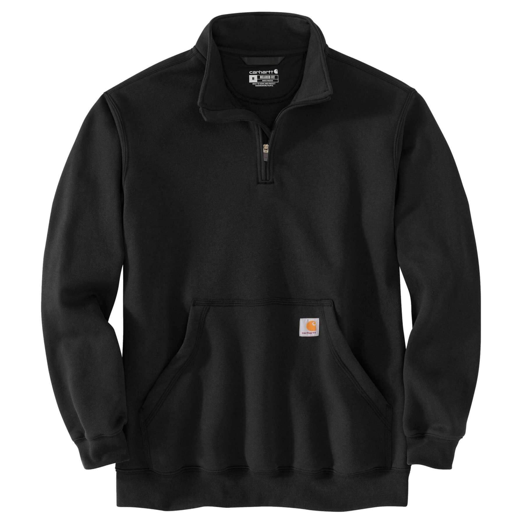 CHT Loose Fit Midweight Quarter-Zip Mock-Neck Sweatshirt 105294