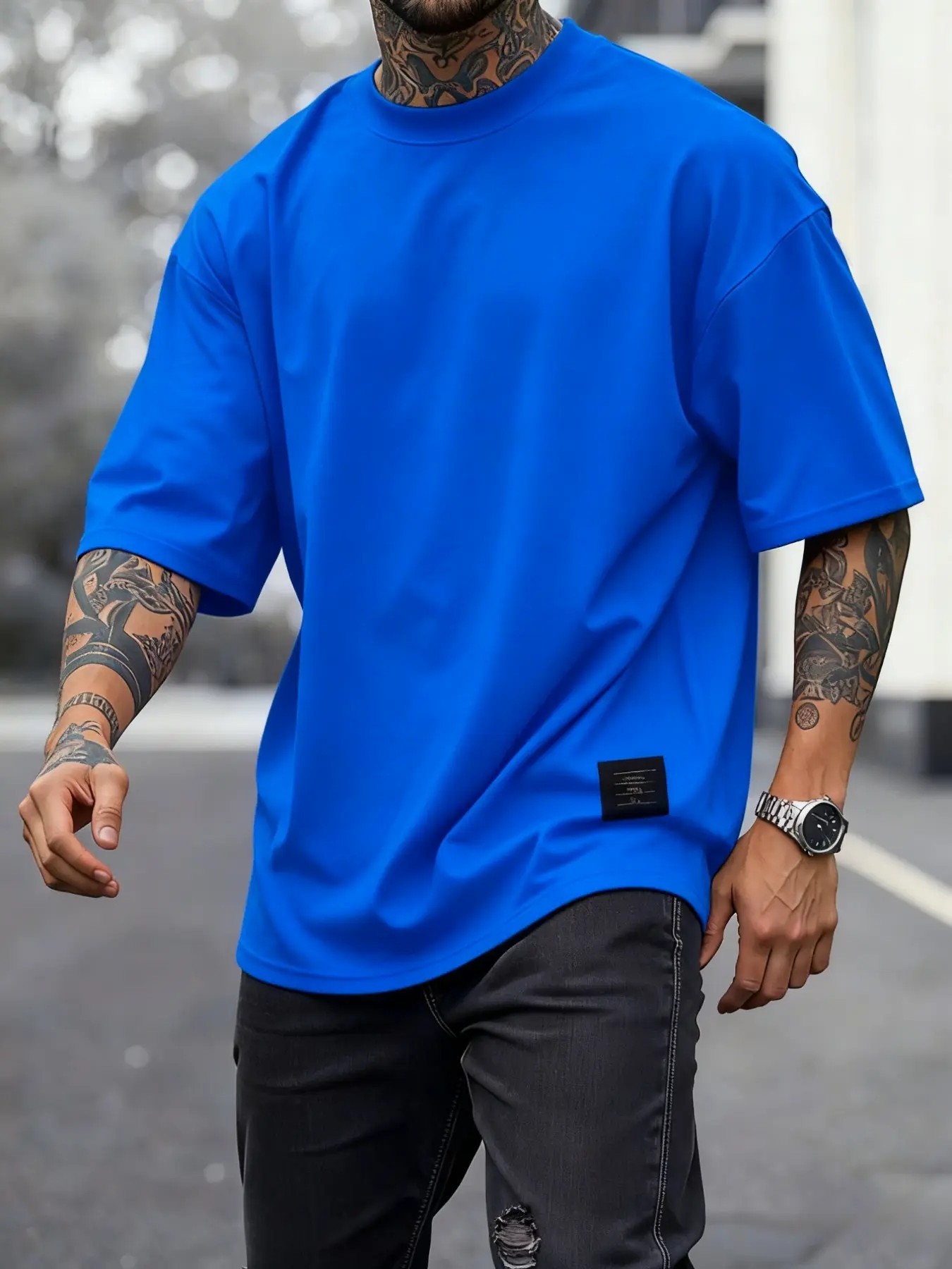 Men’s Ultra-Comfort Daily Essential Oversized Tee