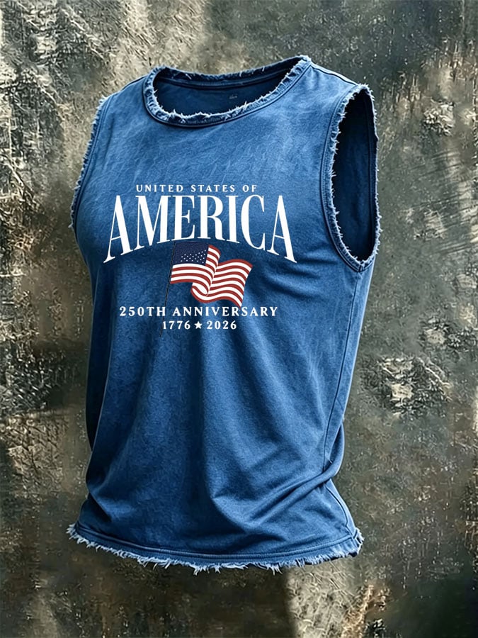 Men'S Casual Printed Vest