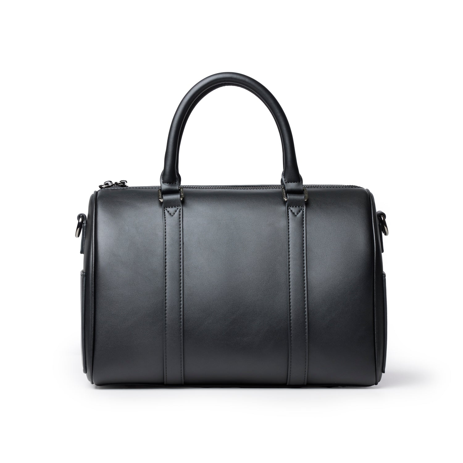 LARGE STANDARD GAL BOSTON BAG - BLACK