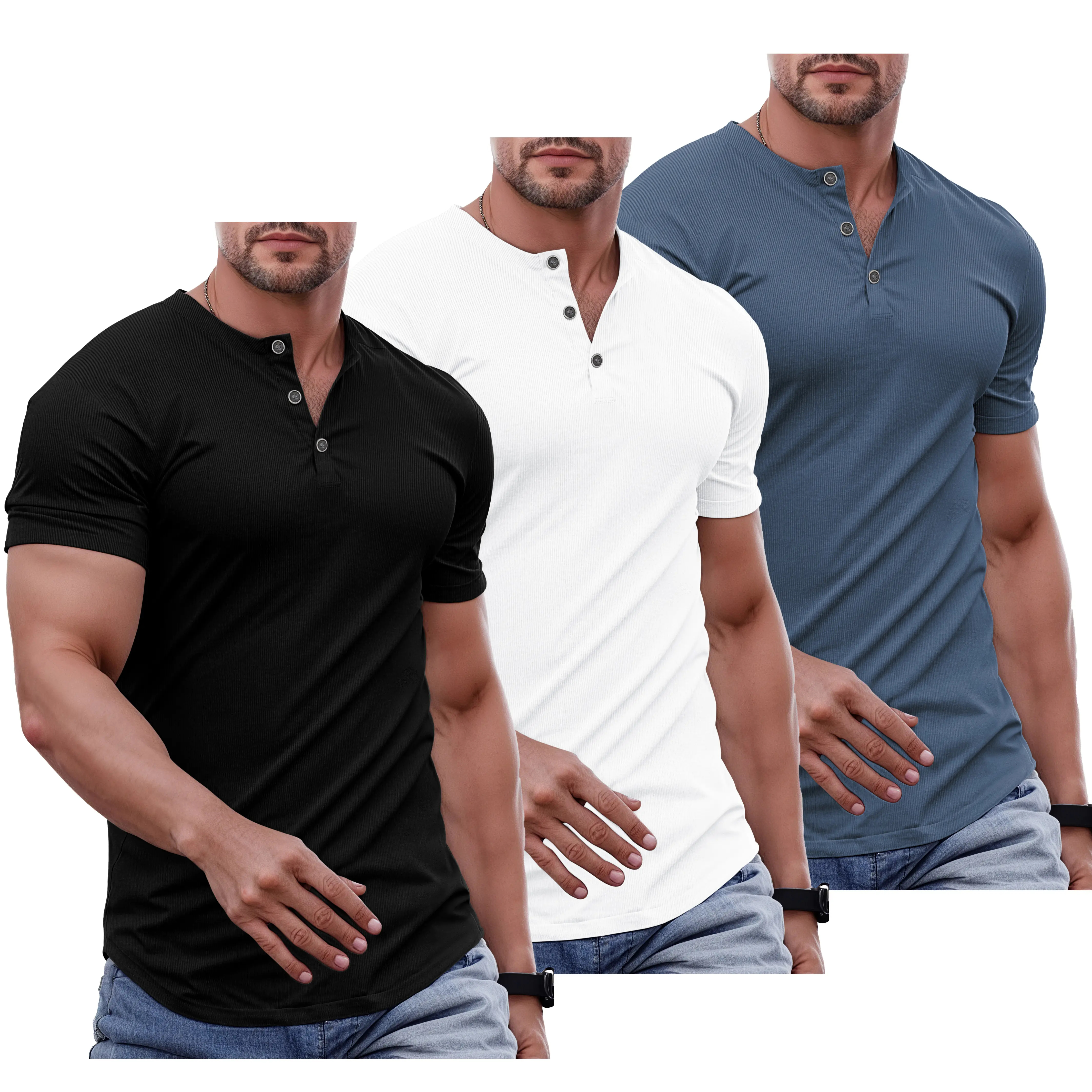 Men's Premium Henley Shirt