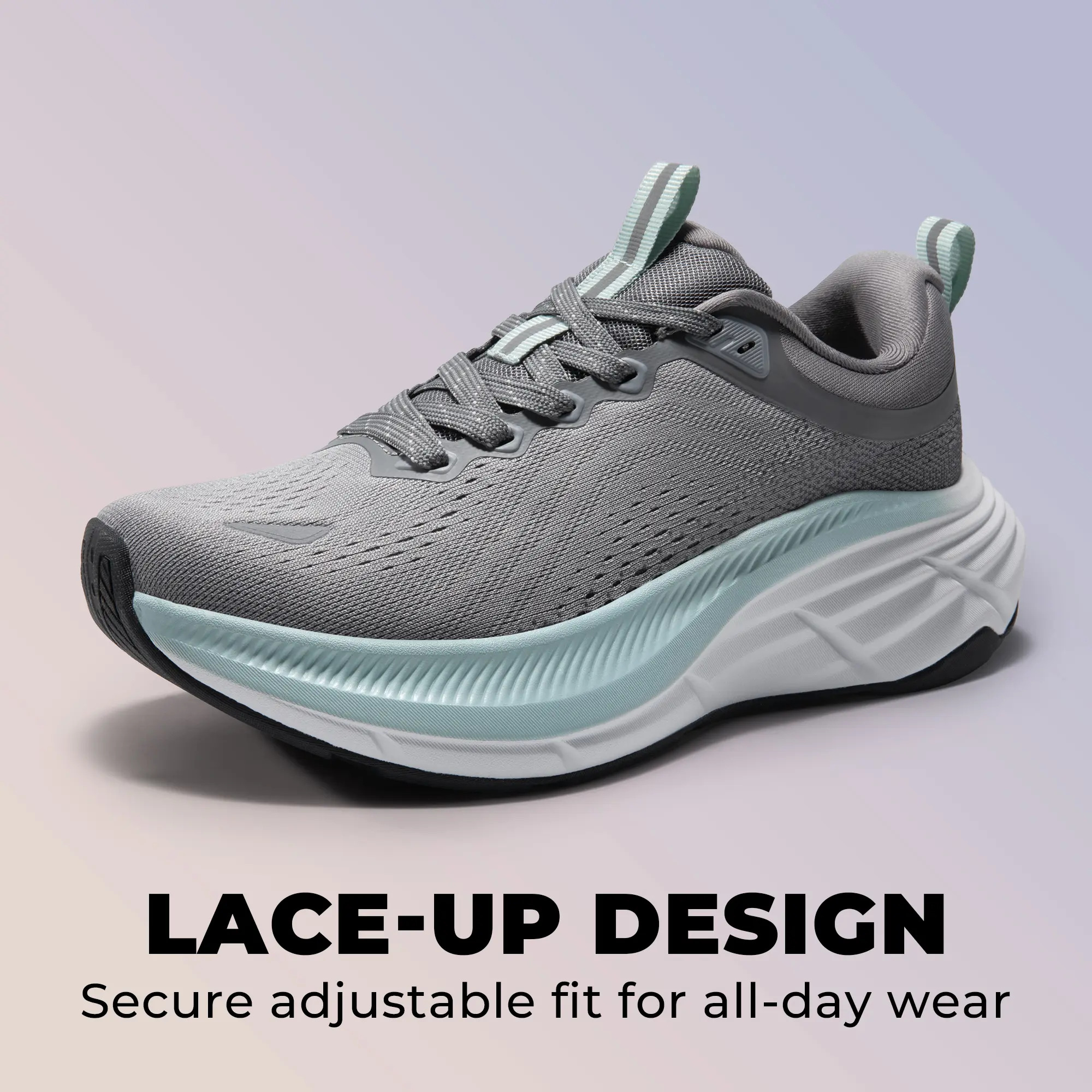 Women's Walking/Running Shoes — Cushioned Comfort, Breathable & Stylish