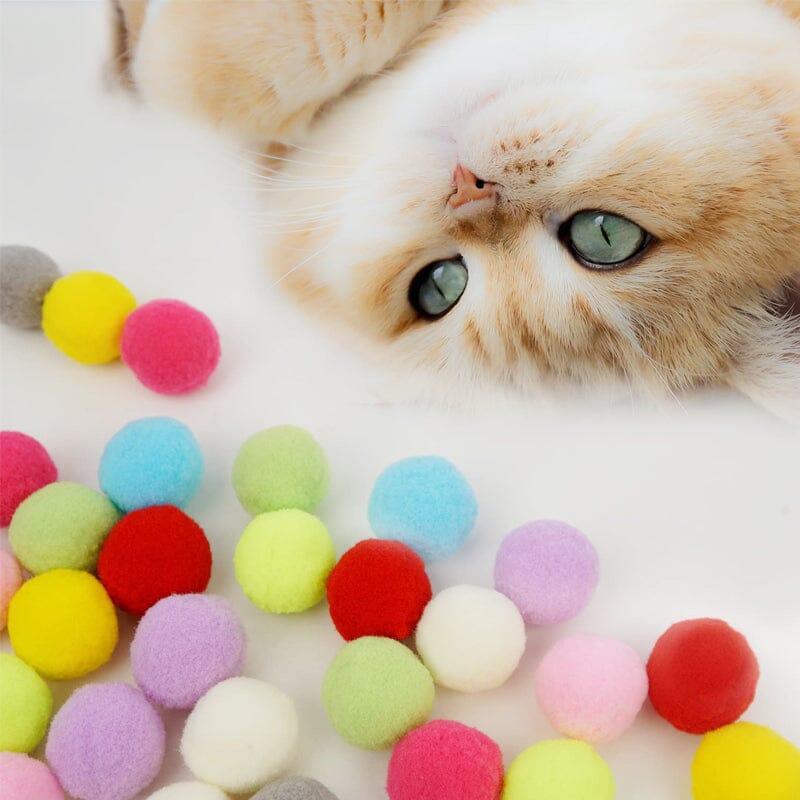 Silent Cat Toy Ball 30pc