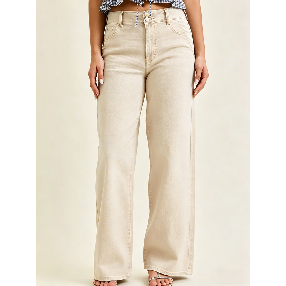 Classy Trouser LIGHT High Waist Wide Leg Jean