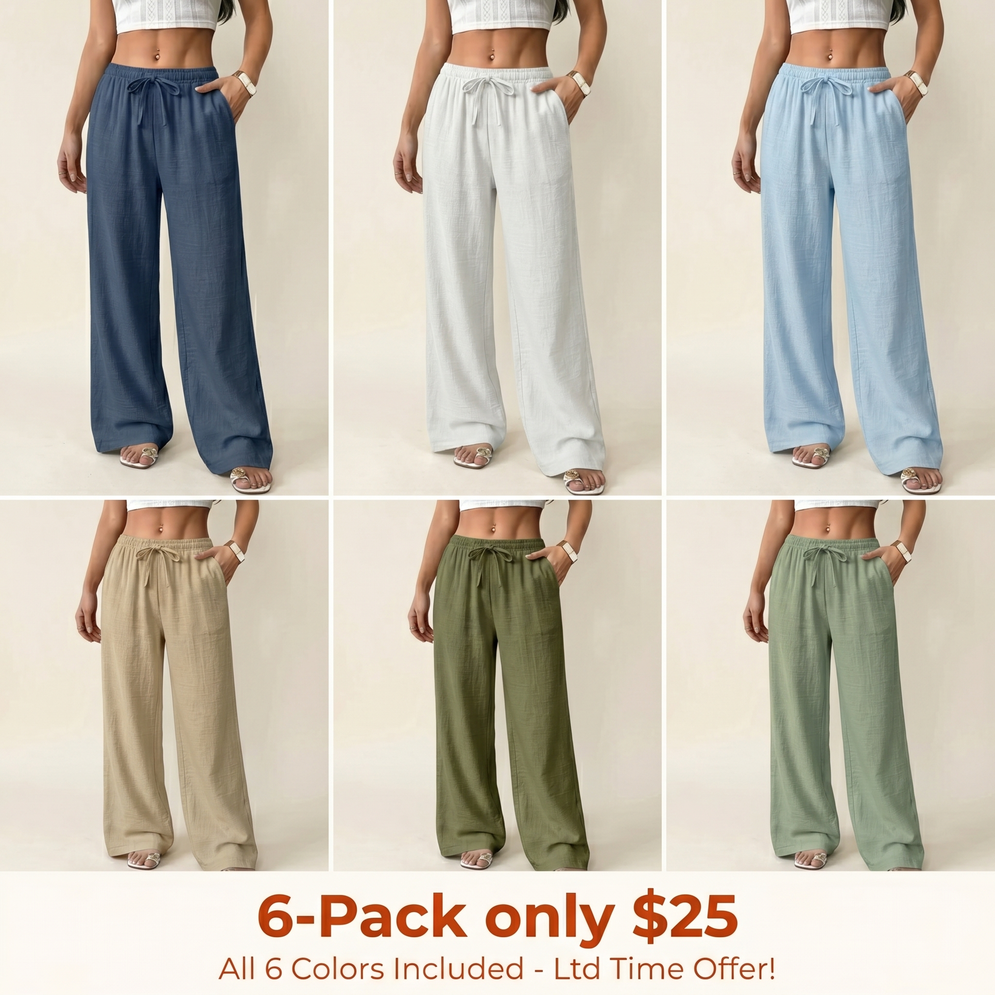 Unisex Loose-Fit Trousers, Crafted from Woven Polyester