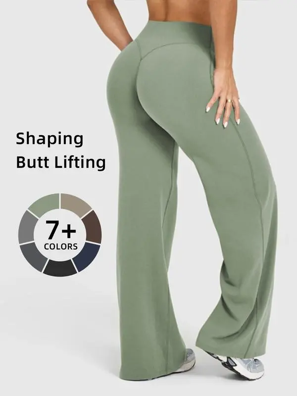 Women's Casual Wide Leg Sport Pants, Perfect Choice for Autumn & Winter