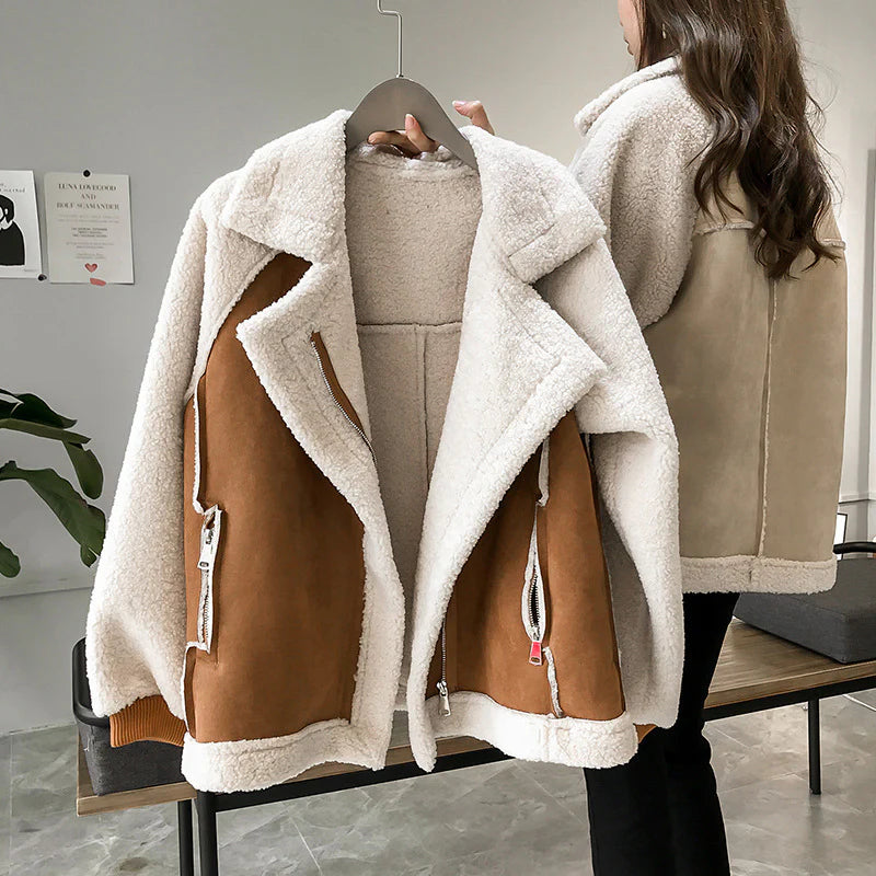 VALIA | Veste  Courte Style Moto Courte