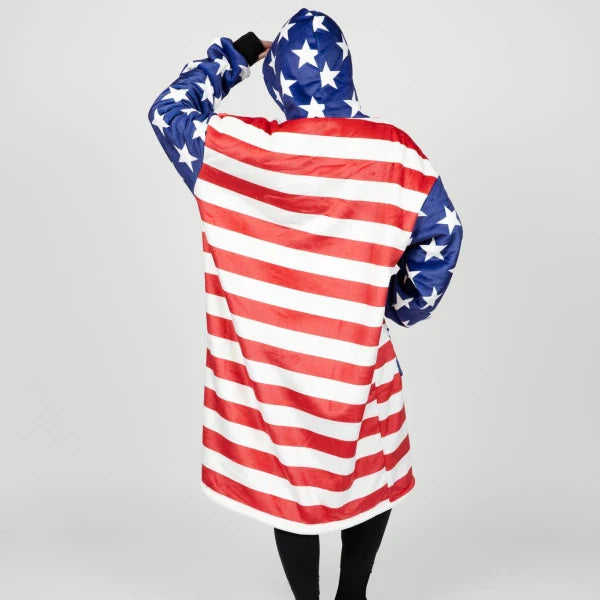 Wearable blanket Oversized with sherpa lining One size fits most.