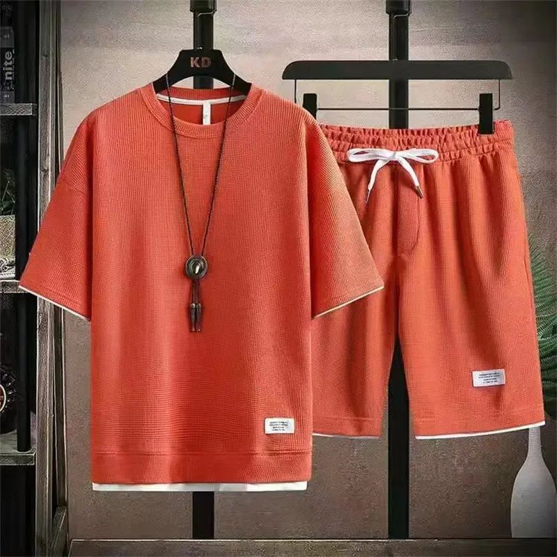 🔥Men’s 2-Piece Oversized Minimalist Drawstring Clothing Set