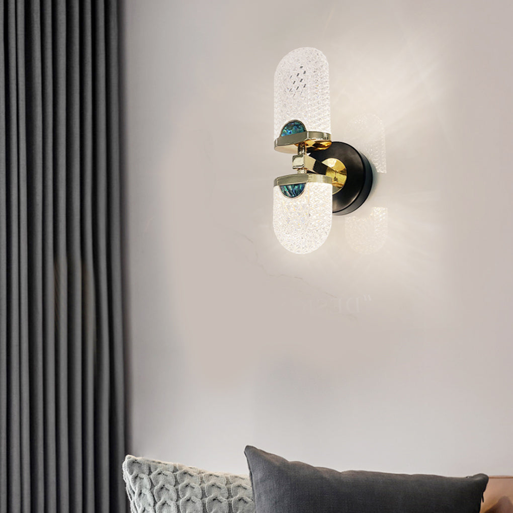 Creative Up and Down Lights Three Step Dimming Light LED Modern Wall Sconces