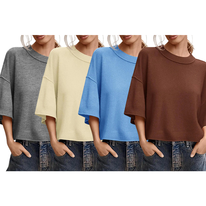 Oversized Summer Knit Top