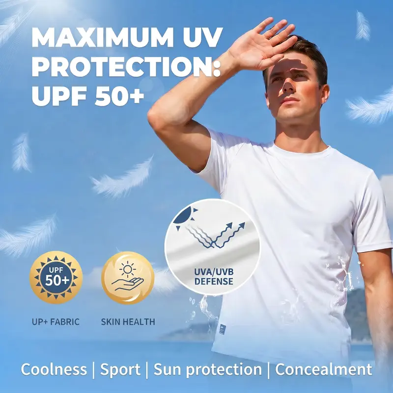 Last Chance! 10 Pieces for $25.9, Today Only! 🔥🔥 Unisex UPF 50+ Quick Dry Rash Guard Shirt – Moisture-Wicking Breathable Activewear for Running, Swim, Hiking & Outdoor Sports