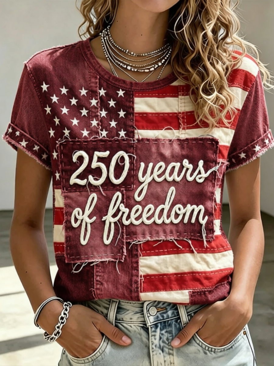 Women's 250th Anniversary Printed T-shirt