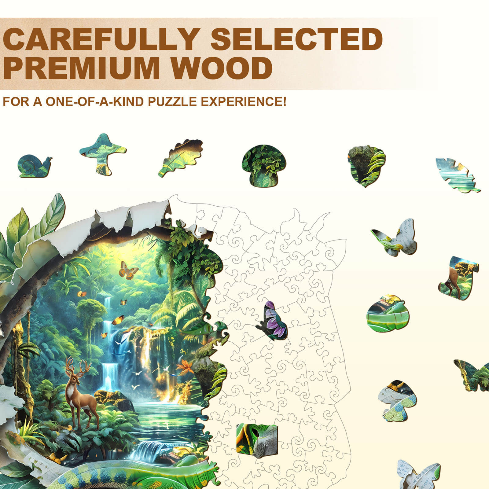 Paper World Wooden Jigsaw Puzzle