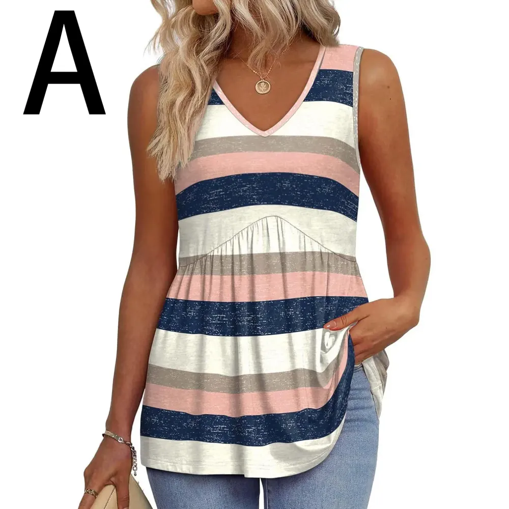 Womens Tank Tops 2026 Flowy Peplum Tops