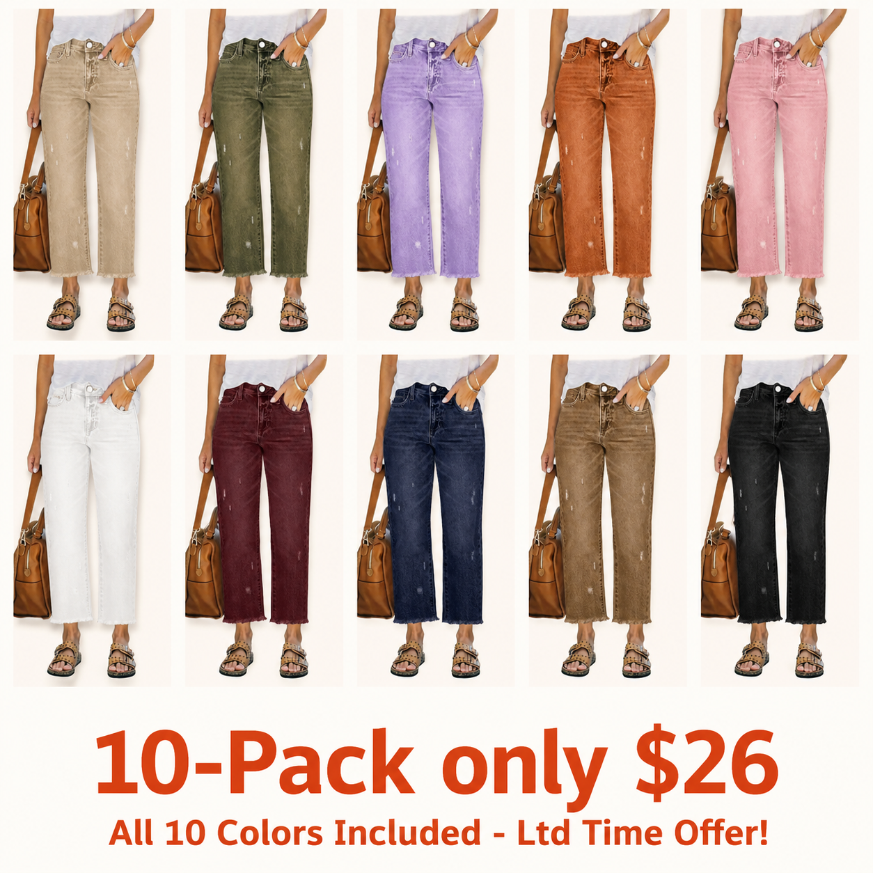 Women's Loose-Fit Straight-Leg Jeans — Casual & Versatile