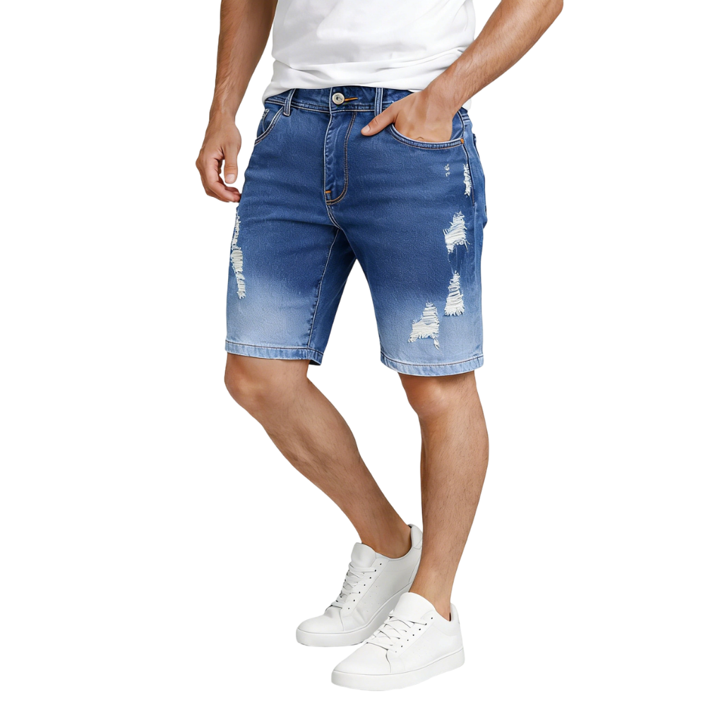 Mens 3 Pack Classic Jean Shorts with Multiple Styles (30-42)