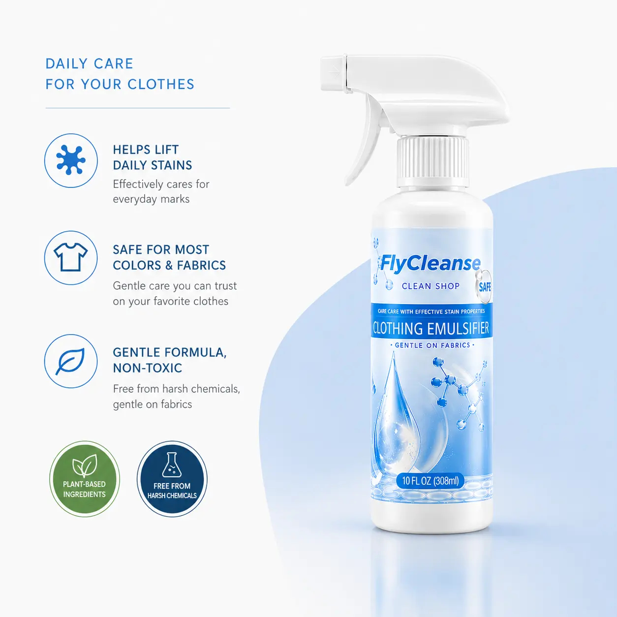 Stain and Food Residue Cleaning Spray—An Essential for Home Cleaning and Care