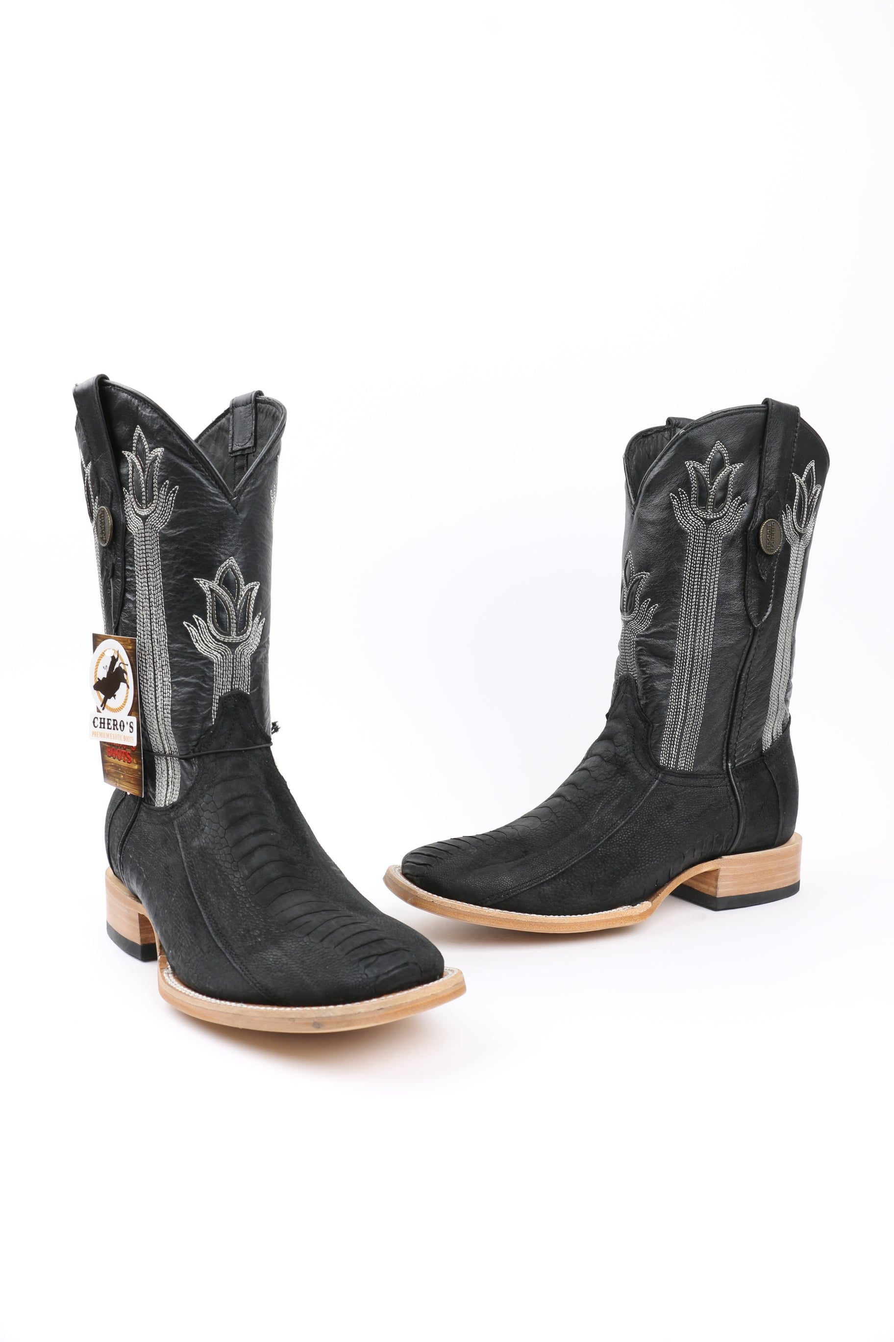 Chero's Premium Exotic Ostrich Leg Onyx Clearance Sale 70%OFF