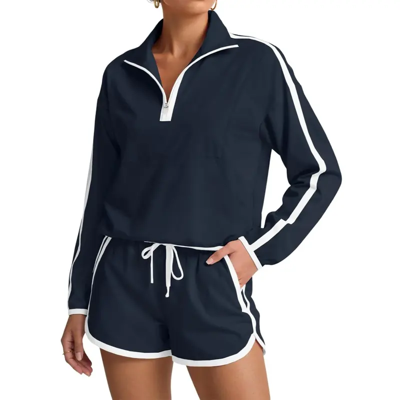 👕 Women’s Cozy Oversized Tee & Shorts Set – Relaxed Fit