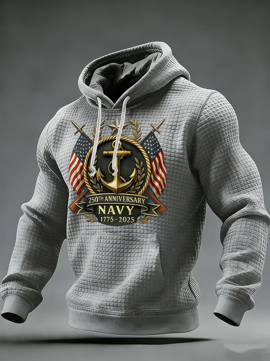 250Th Anniversary Free Navy Commemorative Hoodie