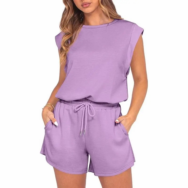 🌞 Adjustable Waist Utility Summer Romper