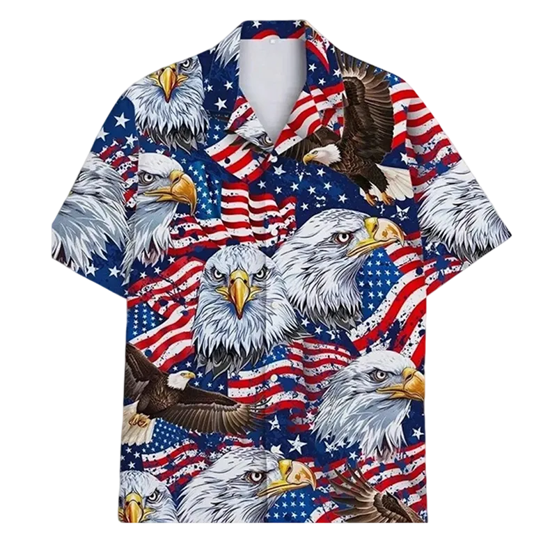 Retro Hawaii 250 Years of Freedom 1776 - 2026 Eagle Patriotic Shirt