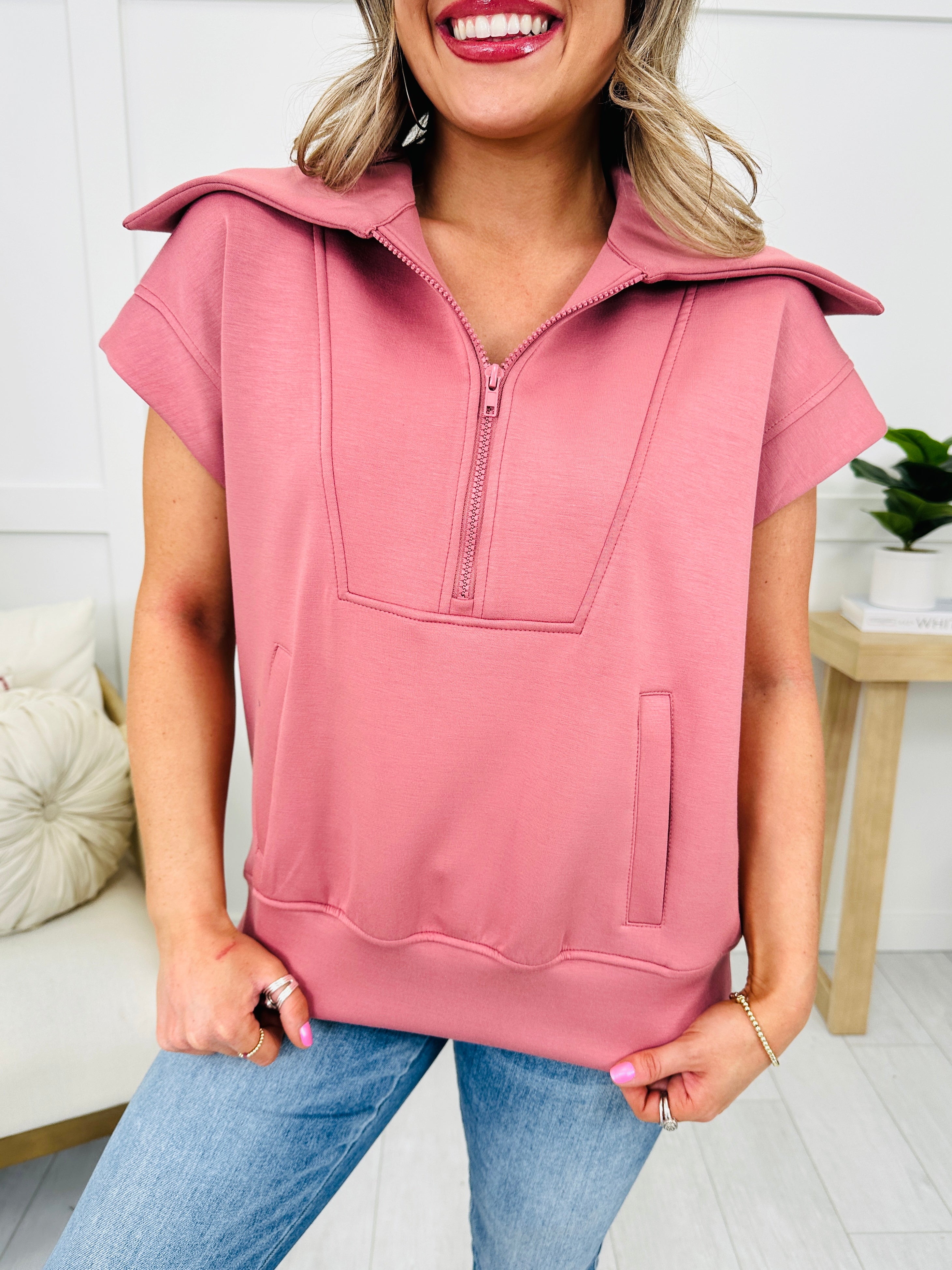 Super Scuba Short Sleeve Pullover- Multiple Colors!