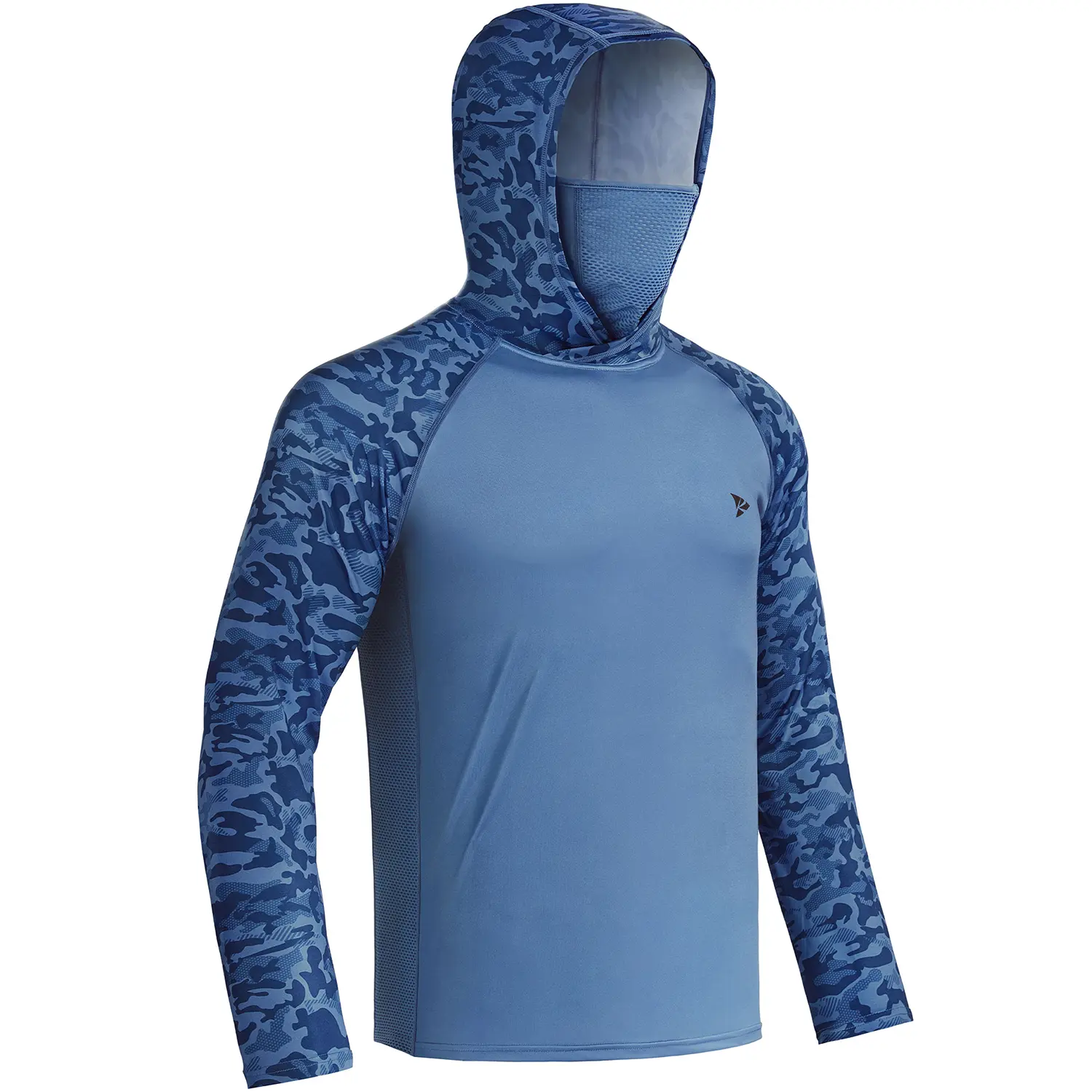 Men UPF 50+ UV Protection Long Sleeve Lightweight Quick Dry Moisture Wicking Breathable Athletic Activewear