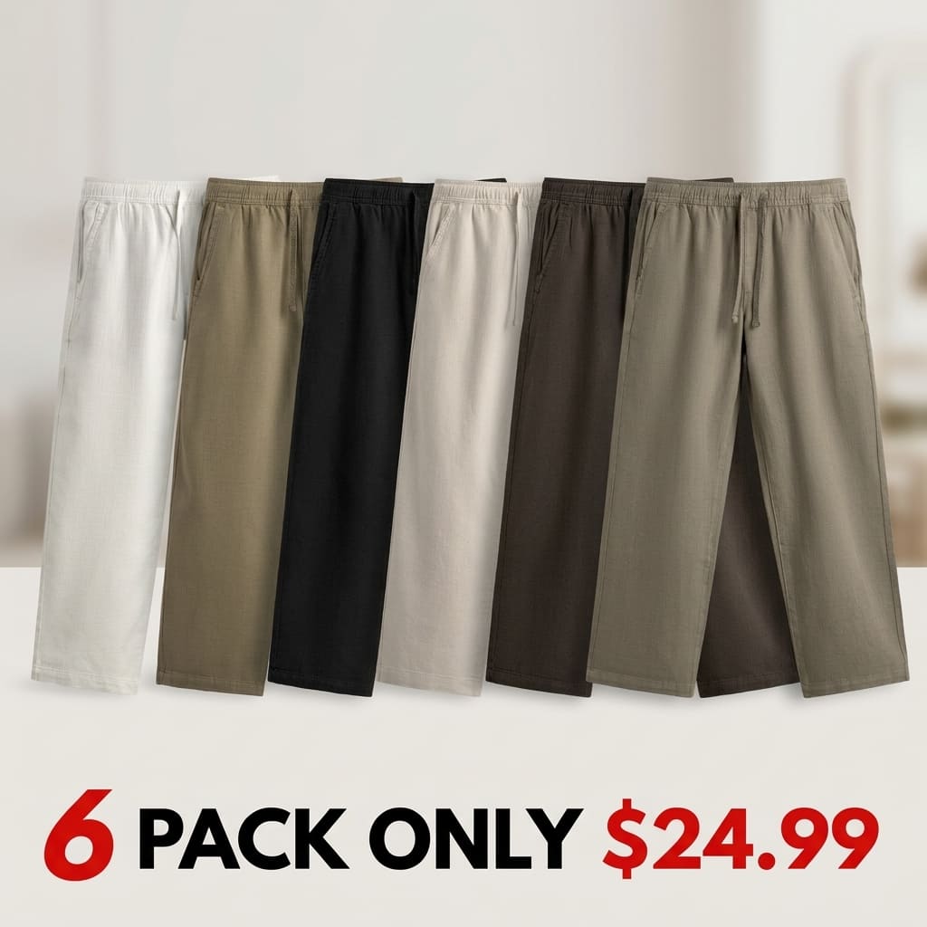 Men's Relaxed Fit Textured Pants