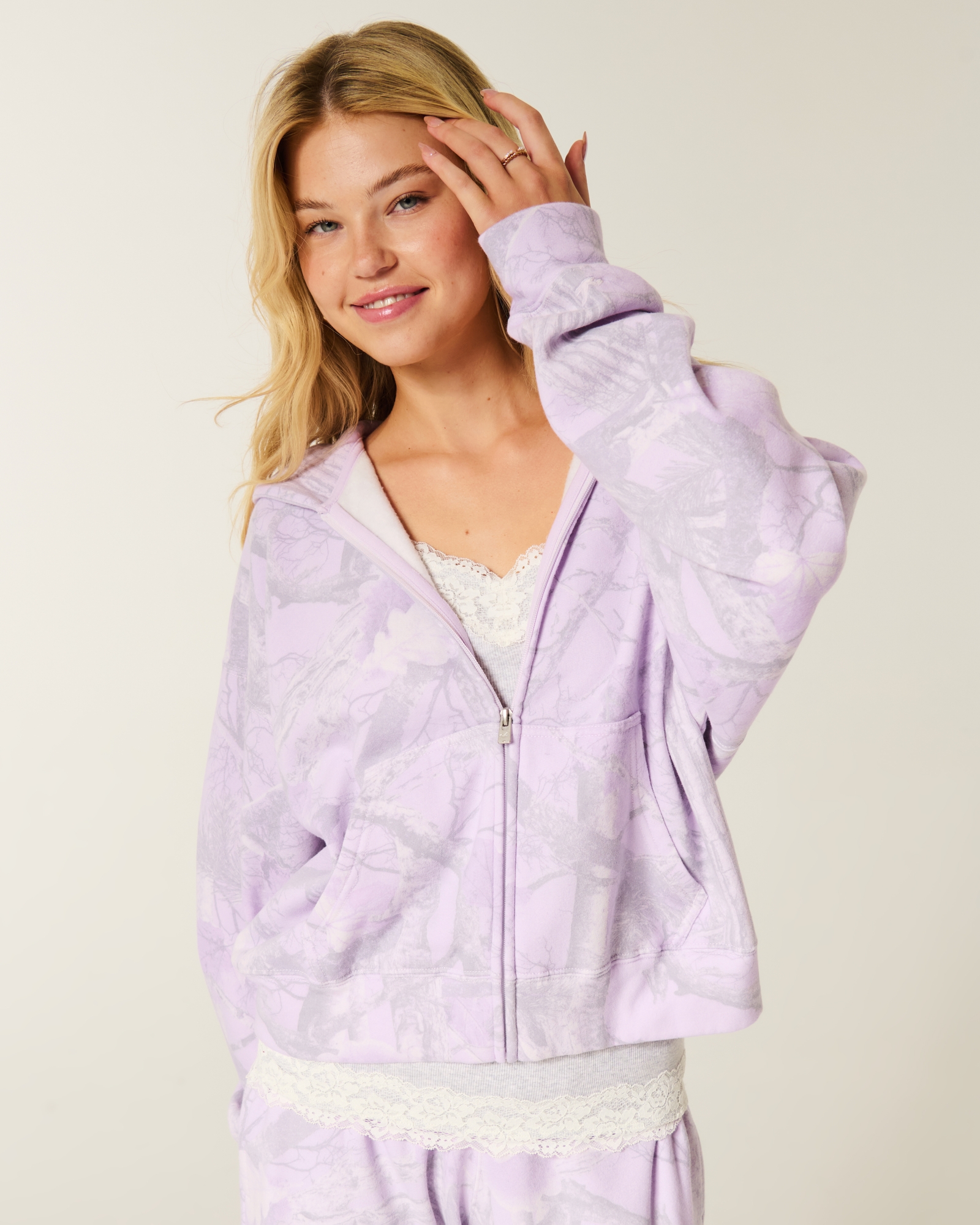 Oversized Zip-Up Hoodie