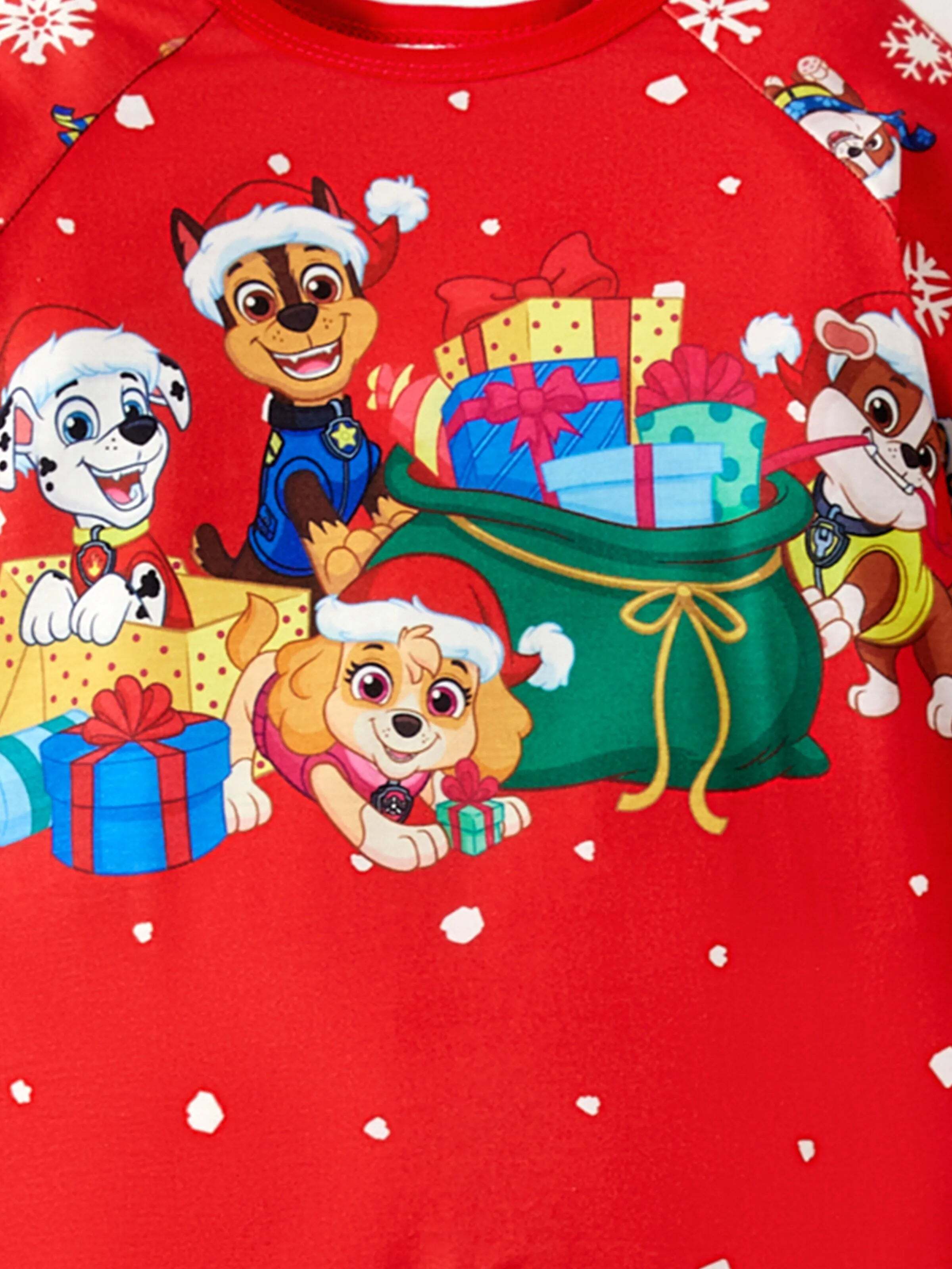 Christmas Family Matching Chase and Marshall Pajamas Sets with Christmas Socks