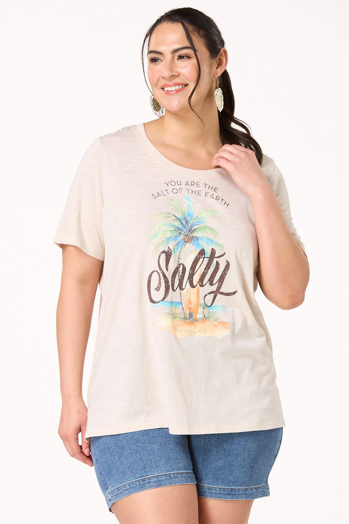 Plus Size Salt Of The Earth Tee