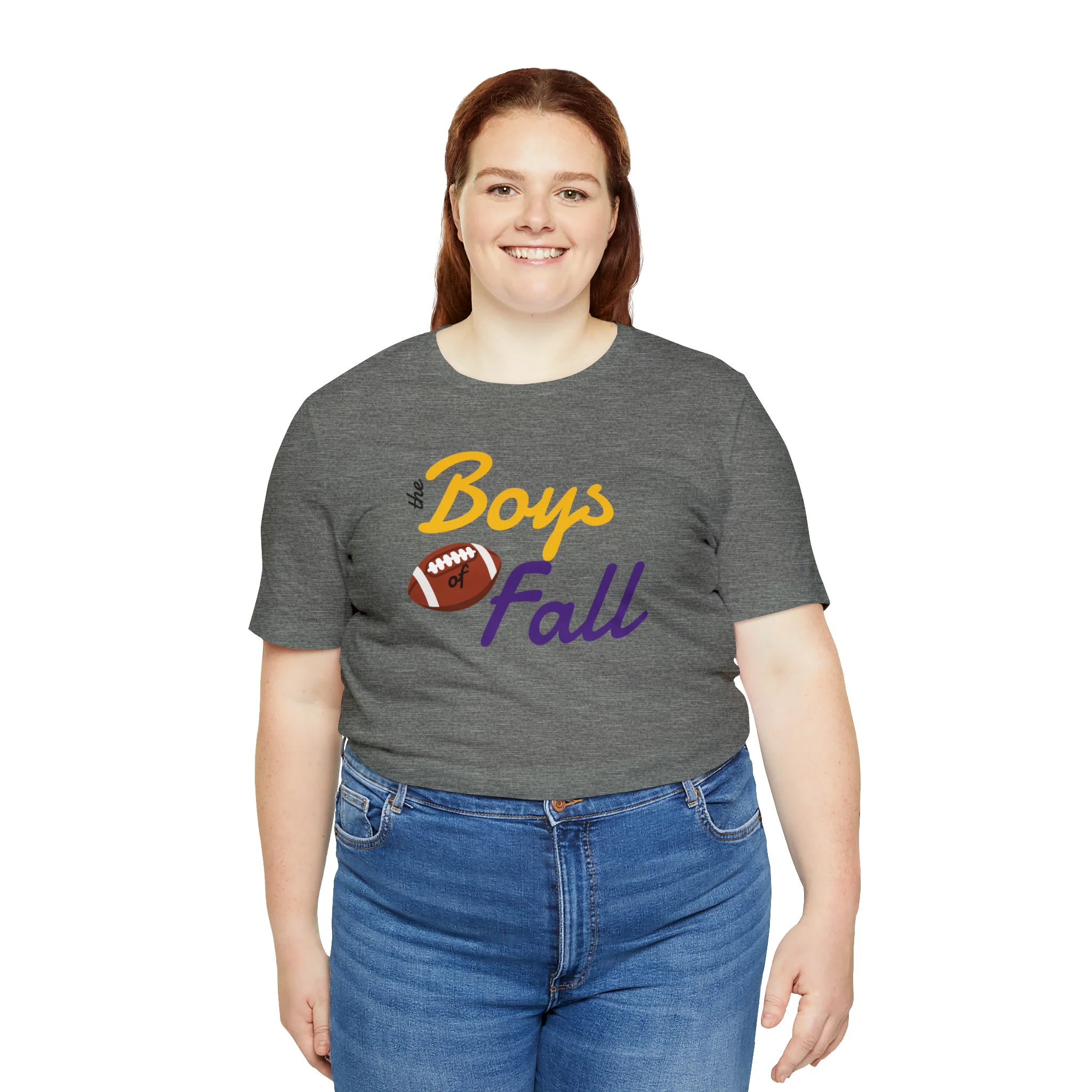 Boys of Fall Football Patch Unisex Softstyle T-Shirt