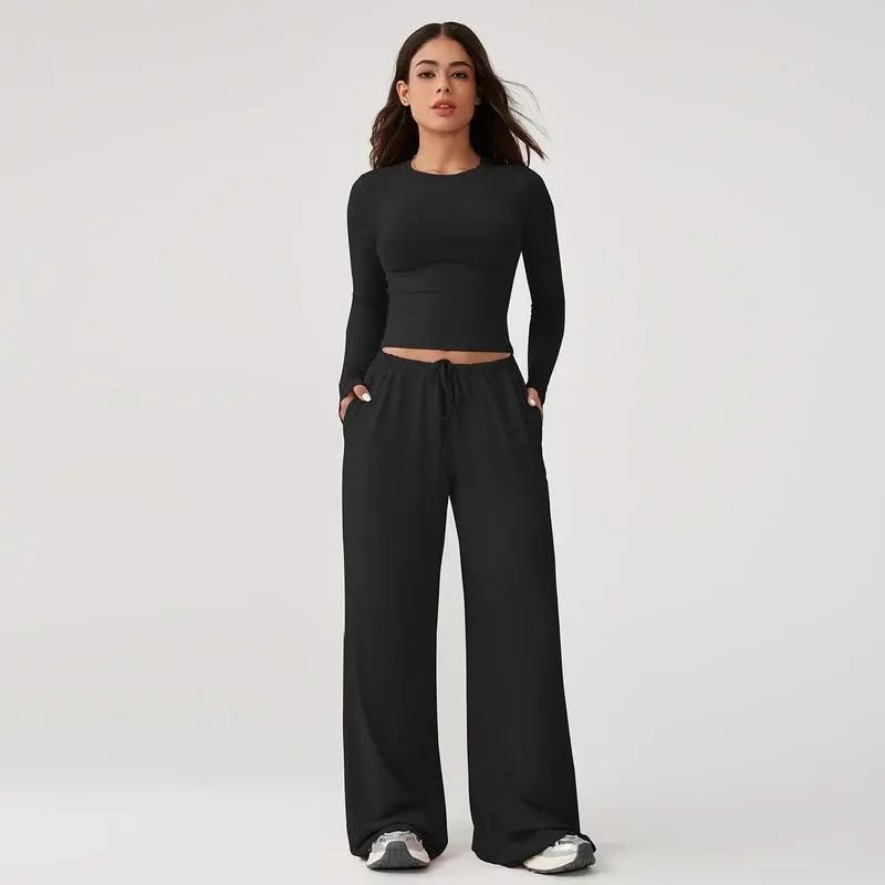 Women's 2-Piece Set With Stretchy Fabric