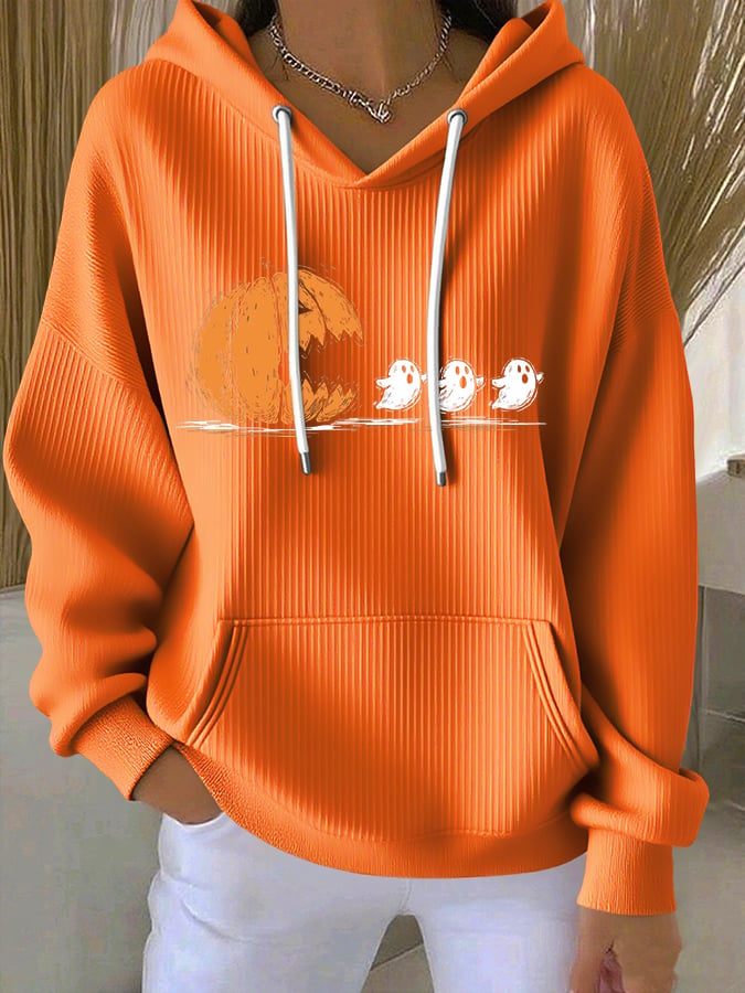 🔥HOT SALE🔥Women'S Halloween Print Casual Hoodie