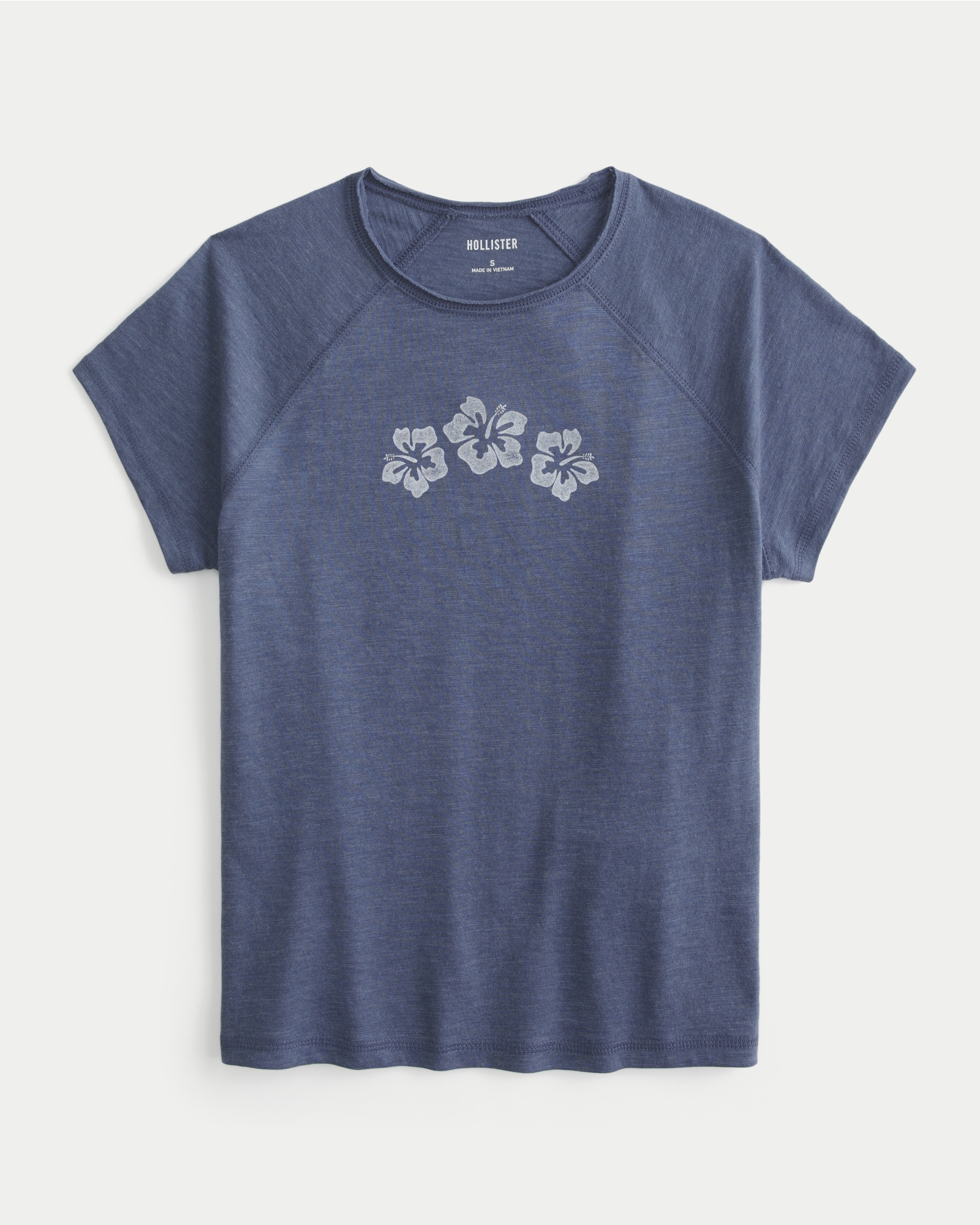 Spring Break Graphic Slub Baby Tee