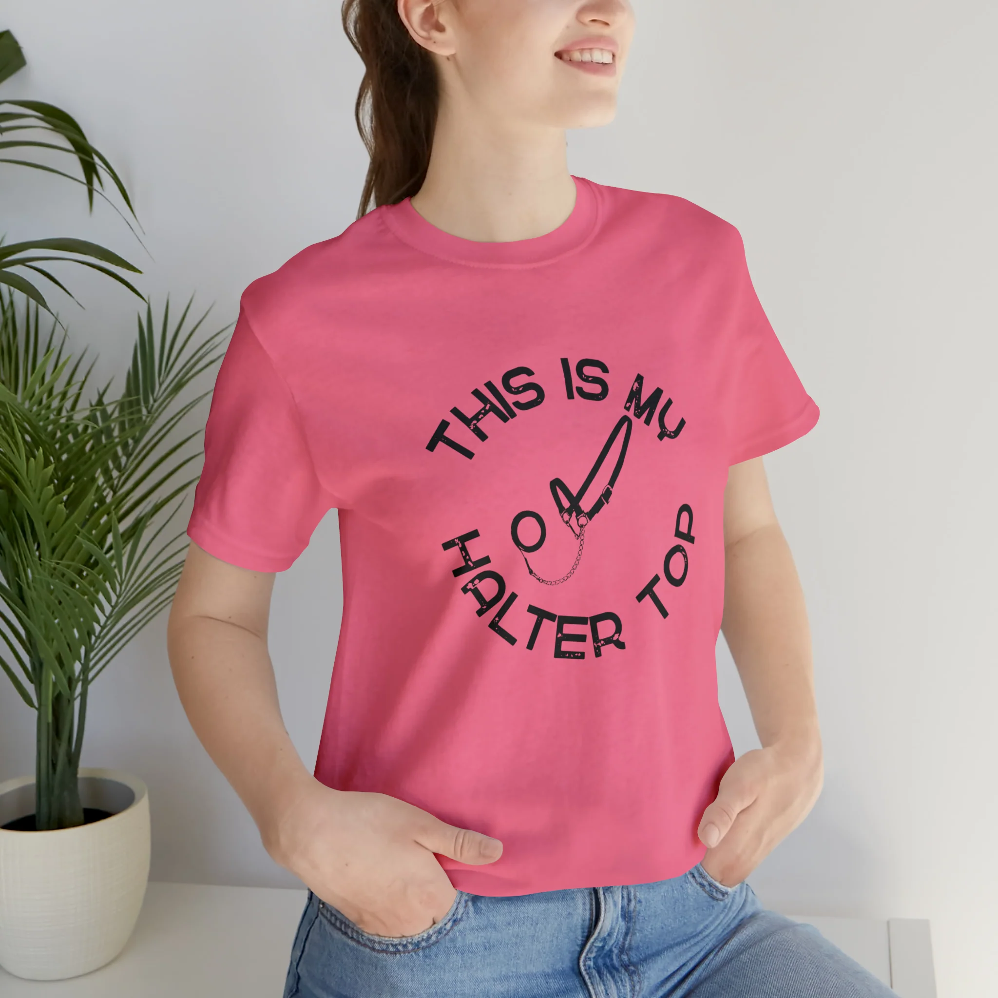 This is My Halter Top Unisex Jersey Short Sleeve Tee