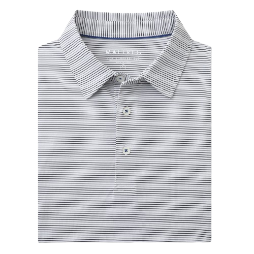 12-Pack Men's Golf Shirts — Moisture-Wicking Performance Short-Sleeve Striped Polo