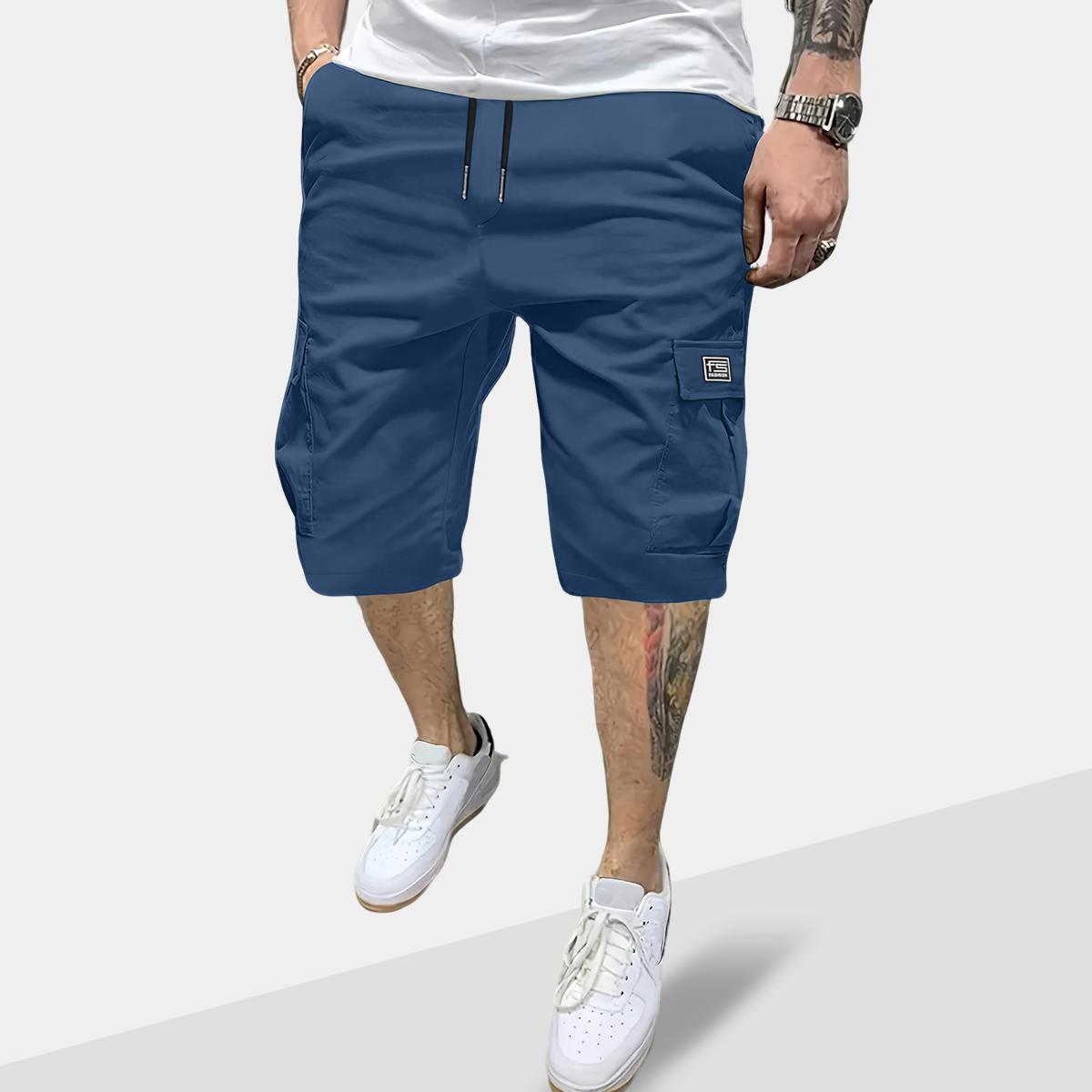 This Week's Special Price🍃Men's Shorts Set Slanted Pockets Bottoms for Everyday Use