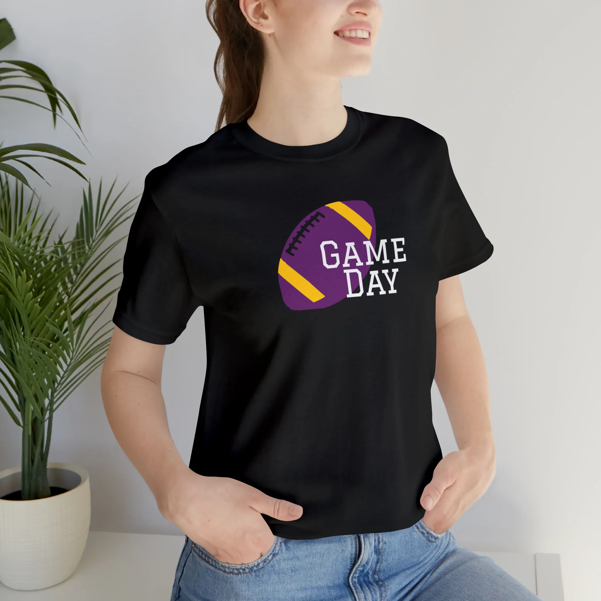 Game Day Football Unisex Jersey Short Sleeve Tee