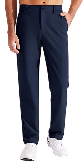 Men's Golf Pants Classic Fit Flat Front Work Dress Pants 29