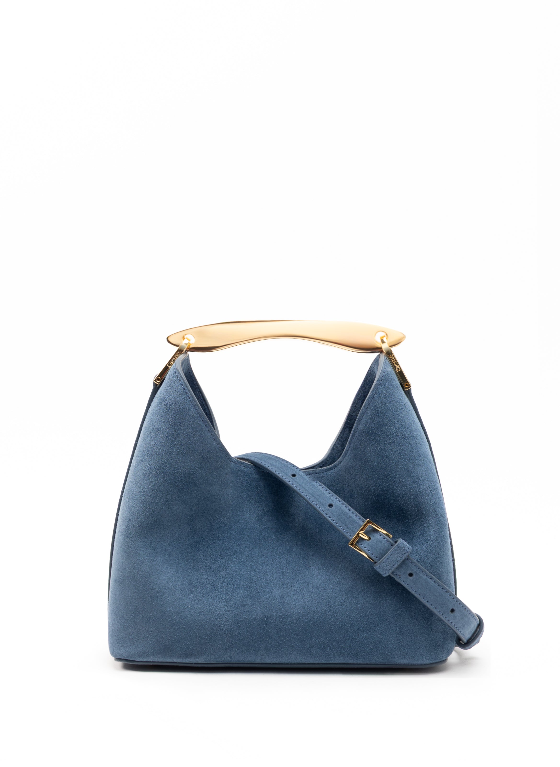 Small Boomerang Suede Marine Clearance Sale 85%OFF