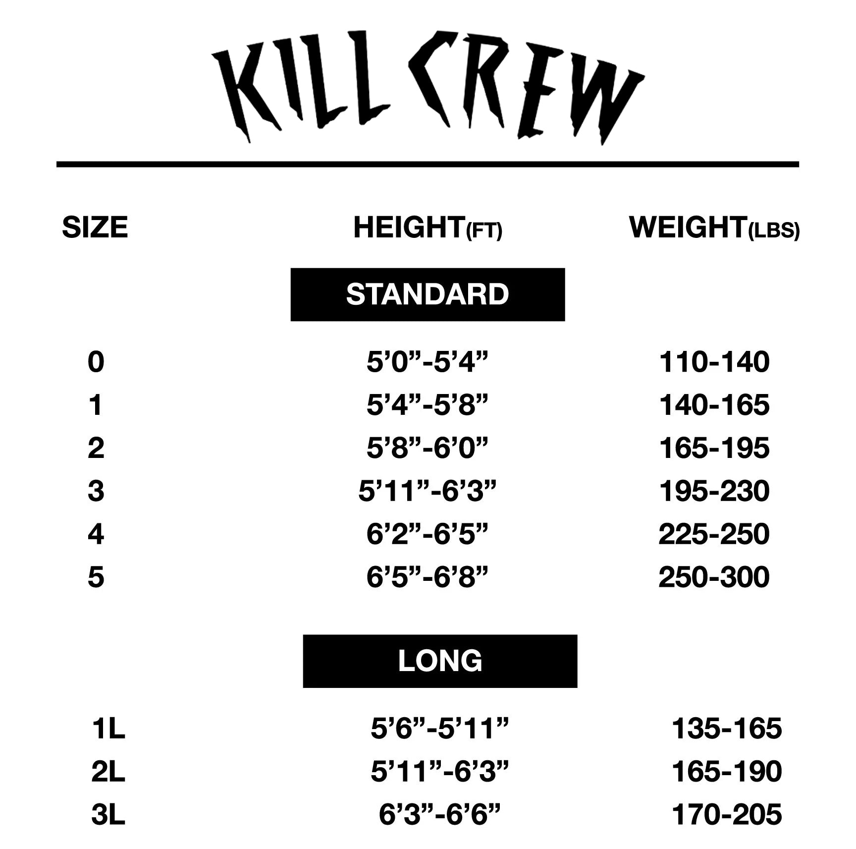 KILL CREW WOLF GI - BLACK