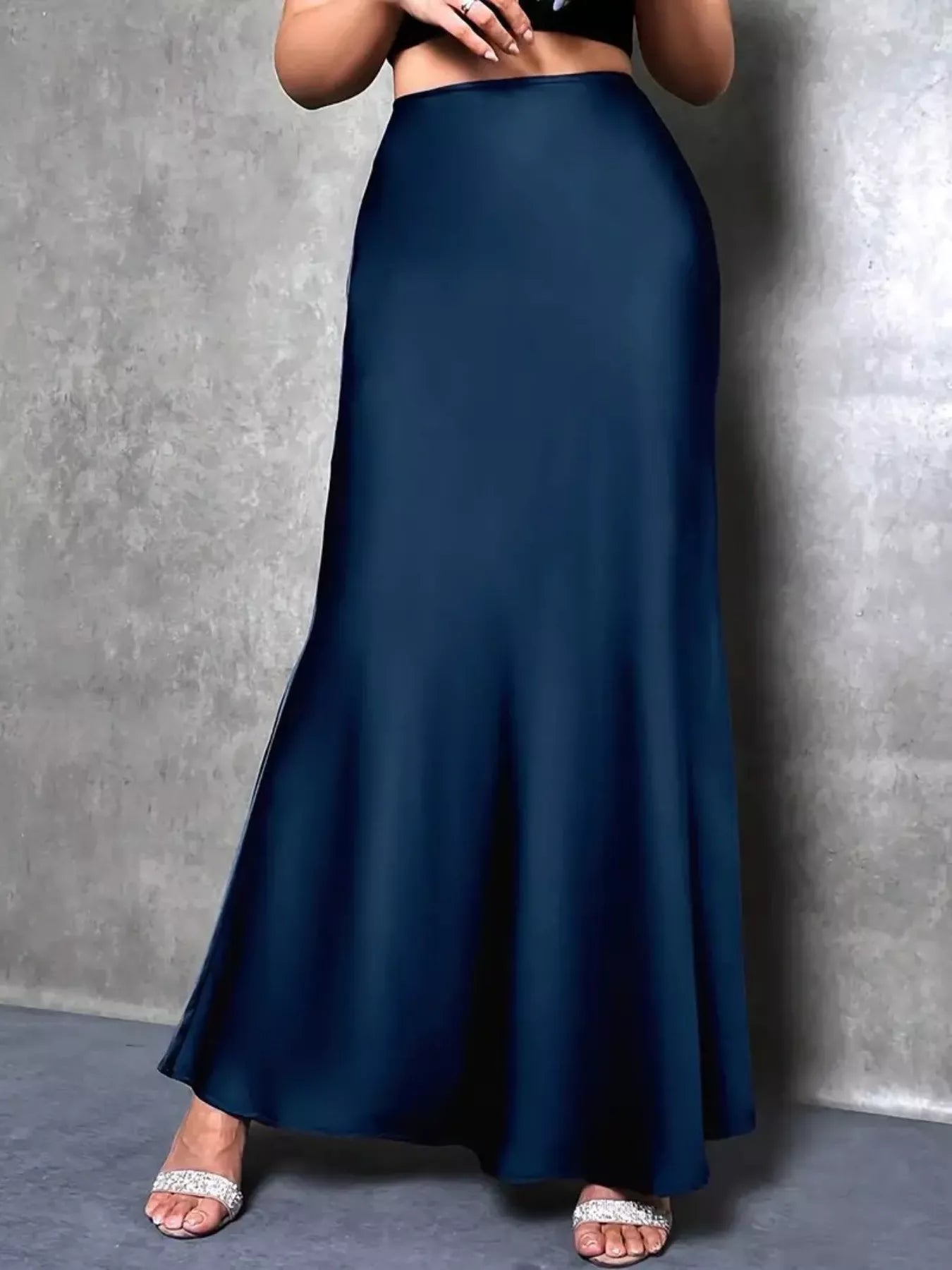Satin Maxi Skirt